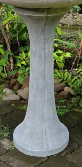 Merapi - Ständer, verjüngt, glatt, Ø 28cm, 70cm H | Steinguss 